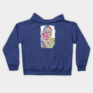 Beautiful GAL Fan Art Abstract Portrait Kids Hoodie